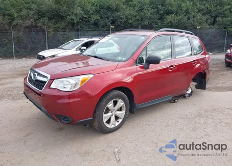 2016 Subaru Forester 2.5I z USA, uszkodzony, nr VIN JF2SJABC7GH465648